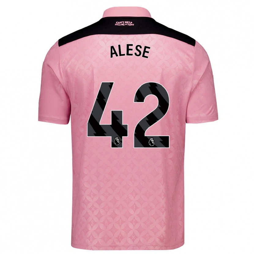 Danxen Homem Camisola Aji Alese #42 Lightpink Preto Alternativa 2026/27 Camisa