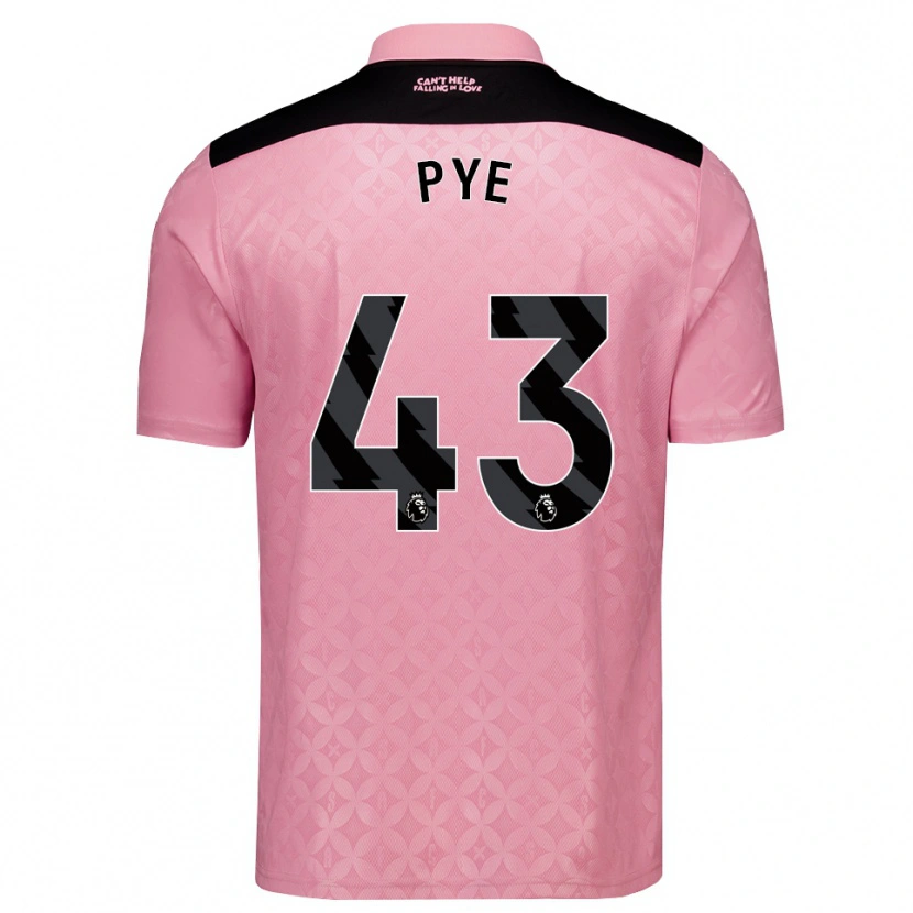 Danxen Homem Camisola Connor Pye #43 Lightpink Preto Alternativa 2026/27 Camisa