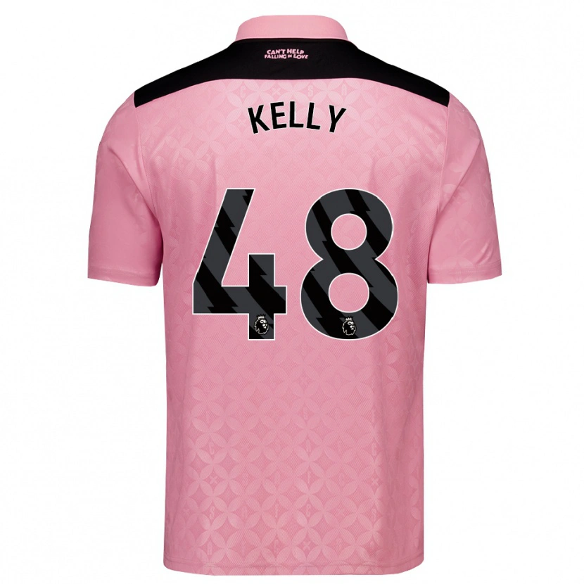 Danxen Homem Camisola Caden Kelly #48 Lightpink Preto Alternativa 2026/27 Camisa