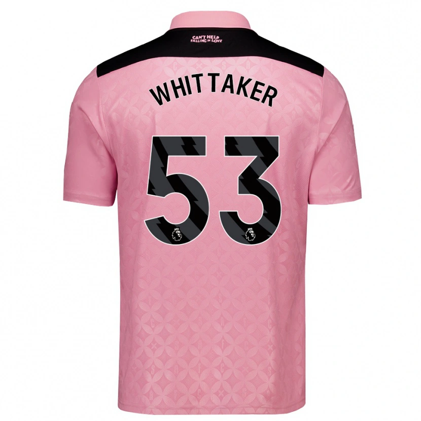 Danxen Homem Camisola Jack Whittaker #53 Lightpink Preto Alternativa 2026/27 Camisa