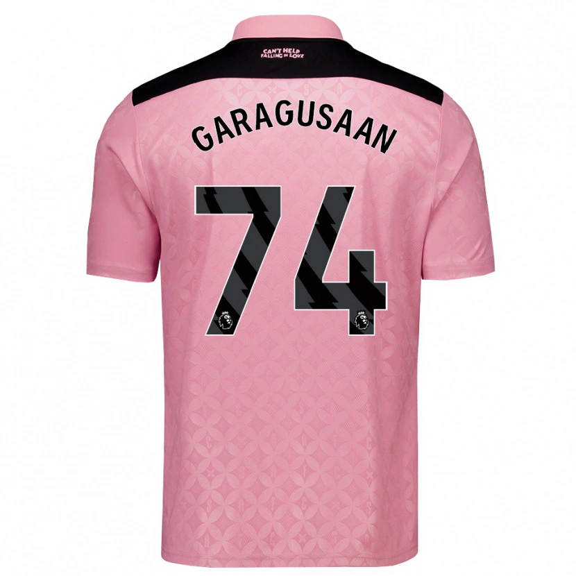 Danxen Homem Camisola Finn Geragusyan #74 Lightpink Preto Alternativa 2026/27 Camisa