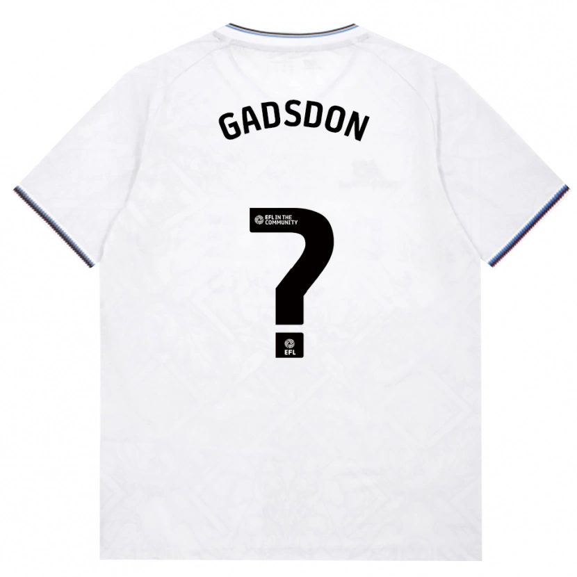 Danxen Homem Camisola Charles Gadsdon #0 Borgonha Branco Alternativa 2026/27 Camisa