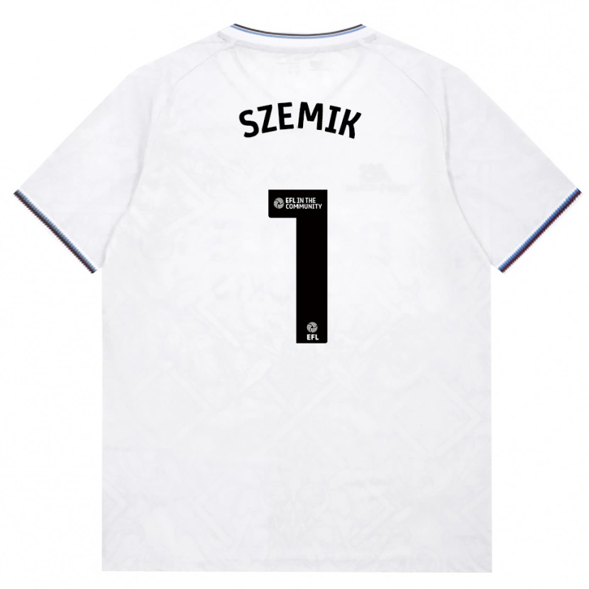 Danxen Homem Camisola Kinga Szemik #1 Borgonha Branco Alternativa 2026/27 Camisa
