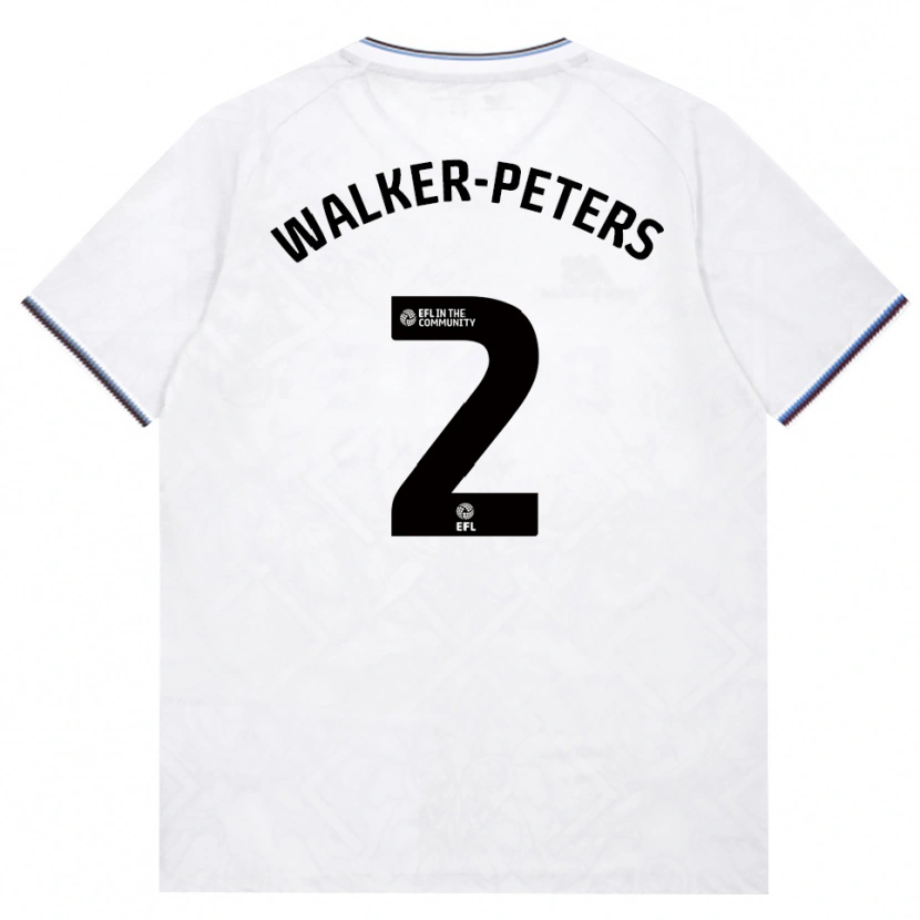 Danxen Homem Camisola Kyle Walker-Peters #2 Borgonha Branco Alternativa 2026/27 Camisa