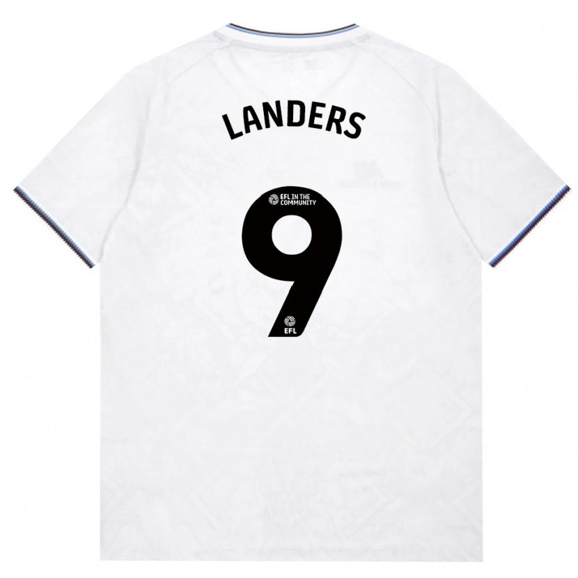 Danxen Homem Camisola Josh Landers #9 Borgonha Branco Alternativa 2026/27 Camisa