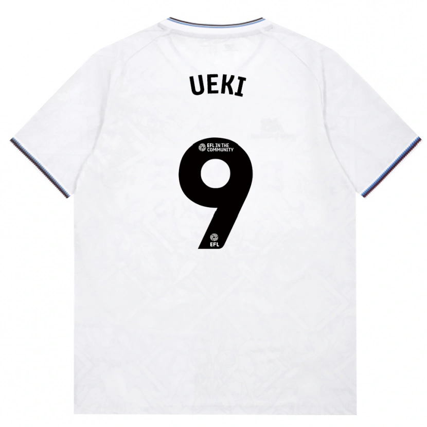 Danxen Homem Camisola Riko Ueki #9 Borgonha Branco Alternativa 2026/27 Camisa