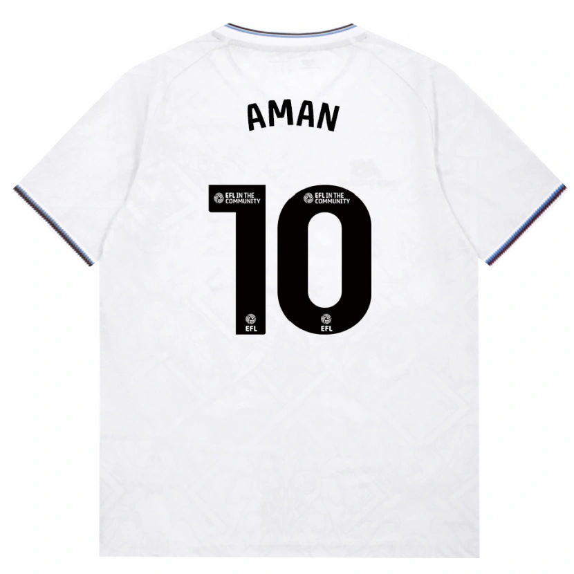 Danxen Homem Camisola Abdulkareem Aman #10 Borgonha Branco Alternativa 2026/27 Camisa