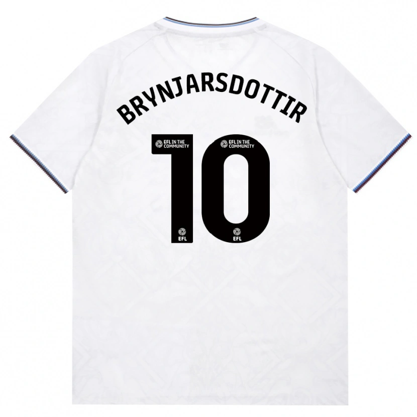 Danxen Homem Camisola Dagný Brynjarsdóttir #10 Borgonha Branco Alternativa 2026/27 Camisa
