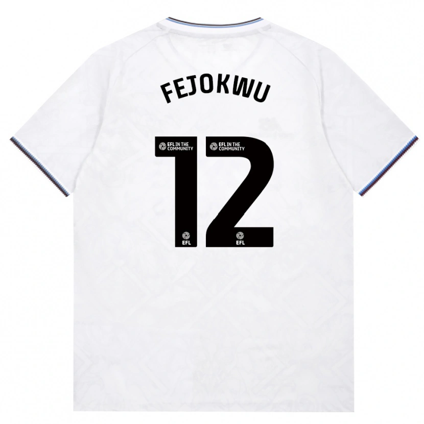 Danxen Homem Camisola Emmanuel Fejokwu #12 Borgonha Branco Alternativa 2026/27 Camisa