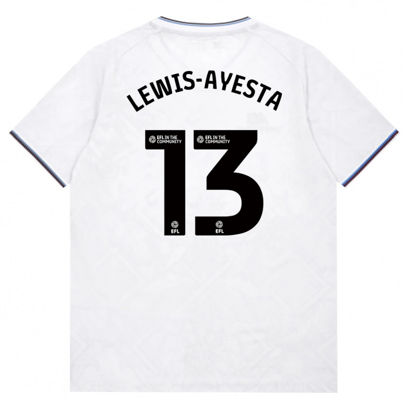 Danxen Homem Camisola Felix Lewis-Ayesta #13 Borgonha Branco Alternativa 2026/27 Camisa