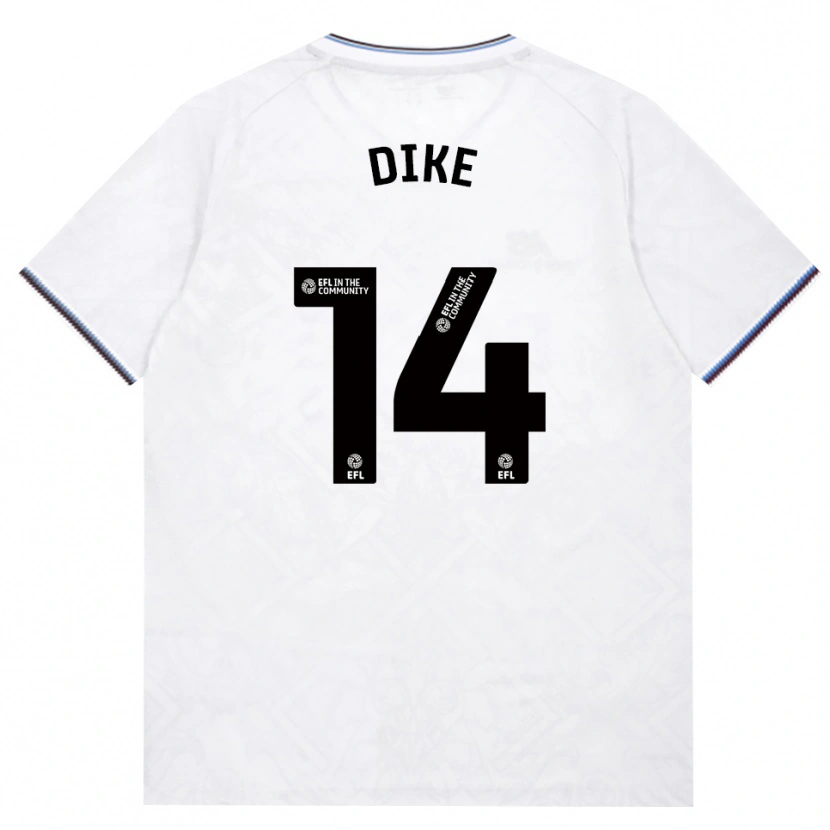 Danxen Homem Camisola Lewis Dike #14 Borgonha Branco Alternativa 2026/27 Camisa