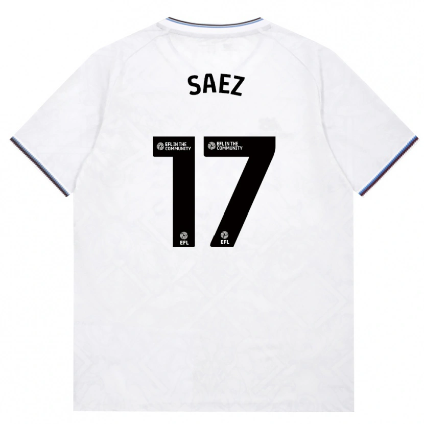 Danxen Homem Camisola Camila Sáez #17 Borgonha Branco Alternativa 2026/27 Camisa