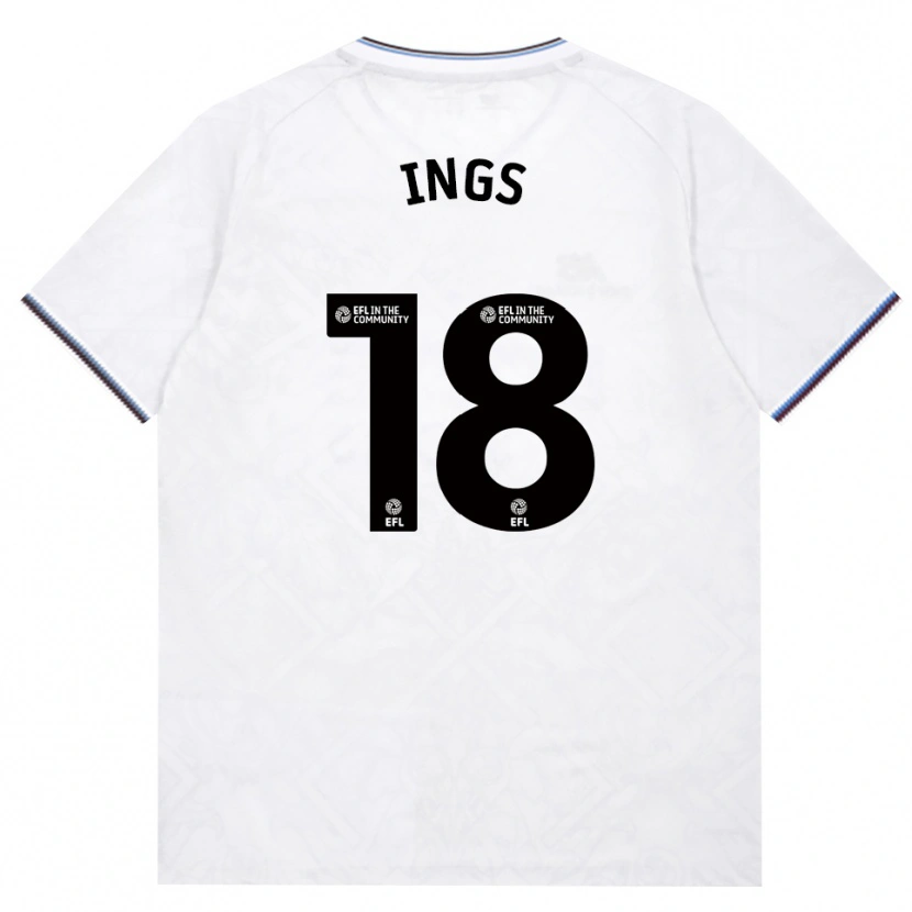Danxen Homem Camisola Danny Ings #18 Borgonha Branco Alternativa 2026/27 Camisa
