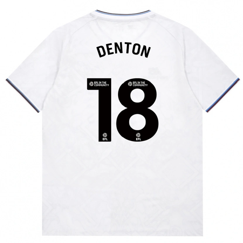 Danxen Homem Camisola Anouk Denton #18 Borgonha Branco Alternativa 2026/27 Camisa