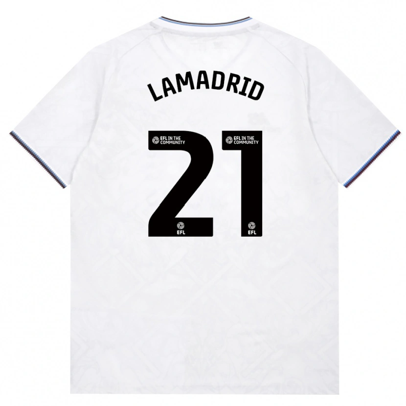 Danxen Homem Camisola Keiber Lamadrid #21 Borgonha Branco Alternativa 2026/27 Camisa