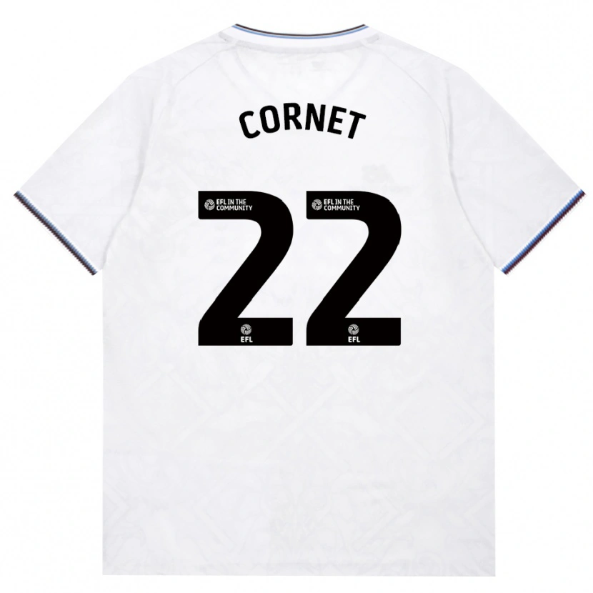 Danxen Homem Camisola Maxwel Cornet #22 Borgonha Branco Alternativa 2026/27 Camisa