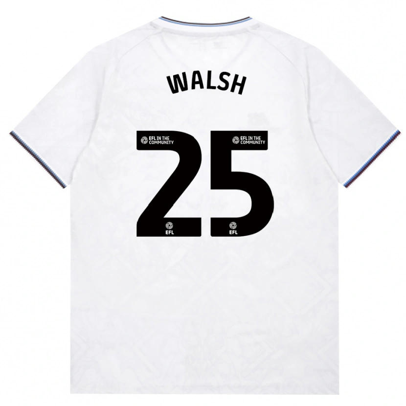 Danxen Homem Camisola Megan Walsh #25 Borgonha Branco Alternativa 2026/27 Camisa