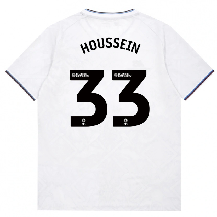 Danxen Homem Camisola Halle Houssein #33 Borgonha Branco Alternativa 2026/27 Camisa
