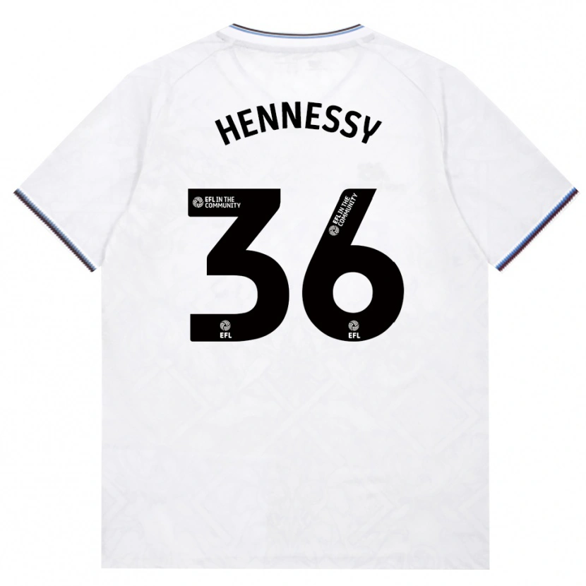 Danxen Homem Camisola Alexandra Hennessy #36 Borgonha Branco Alternativa 2026/27 Camisa