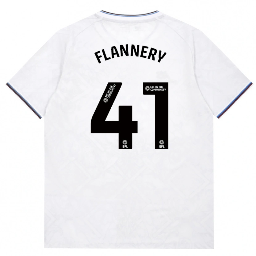Danxen Homem Camisola Keira Flannery #41 Borgonha Branco Alternativa 2026/27 Camisa