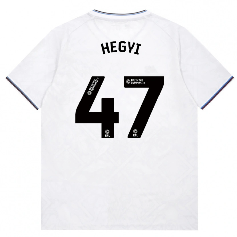Danxen Homem Camisola Krisztián Hegyi #47 Borgonha Branco Alternativa 2026/27 Camisa