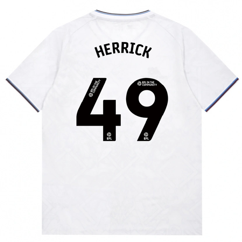 Danxen Homem Camisola Finlay Herrick #49 Borgonha Branco Alternativa 2026/27 Camisa