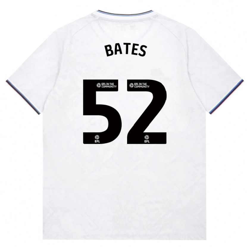 Danxen Homem Camisola Billy Bates #52 Borgonha Branco Alternativa 2026/27 Camisa
