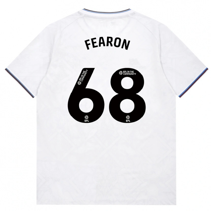 Danxen Homem Camisola Preston Fearon #68 Borgonha Branco Alternativa 2026/27 Camisa