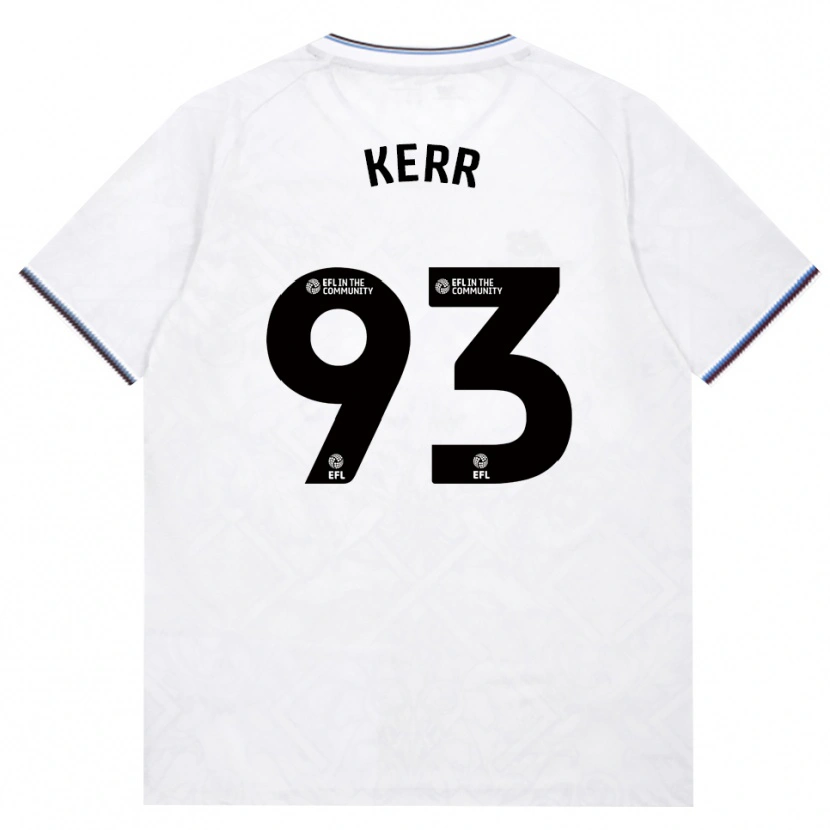 Danxen Homem Camisola Joel Kerr #93 Borgonha Branco Alternativa 2026/27 Camisa