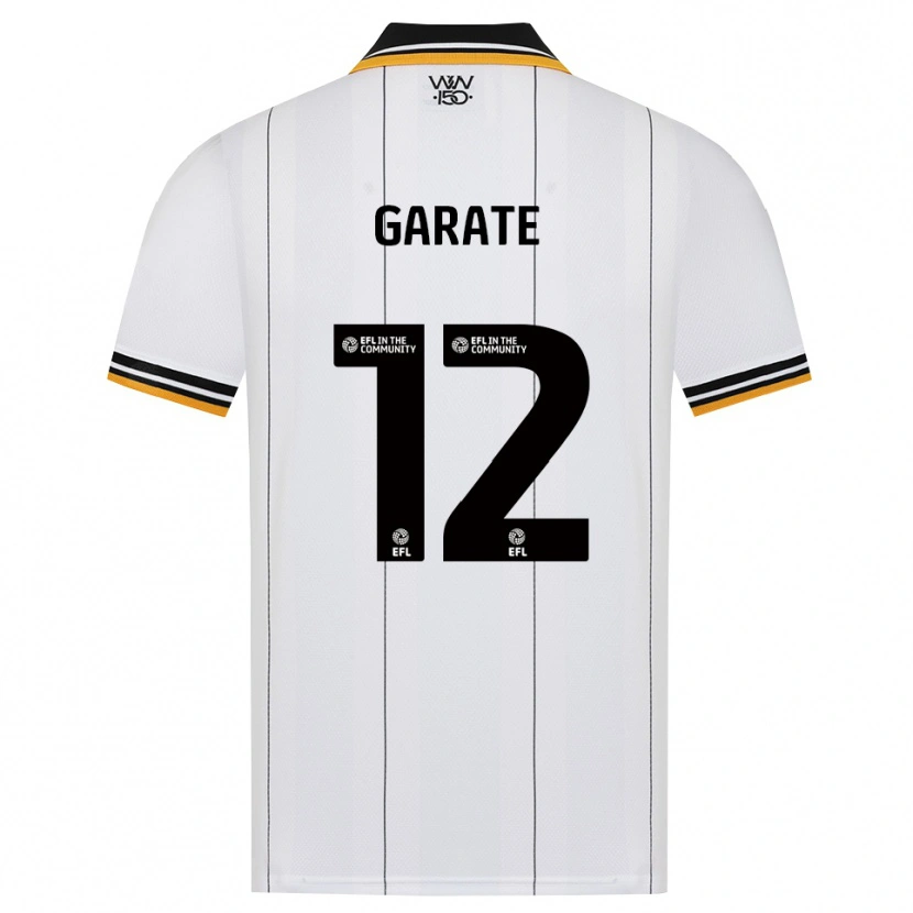 Danxen Homem Camisola Julian Garate #12 Laranja Branco Preto Alternativa 2026/27 Camisa