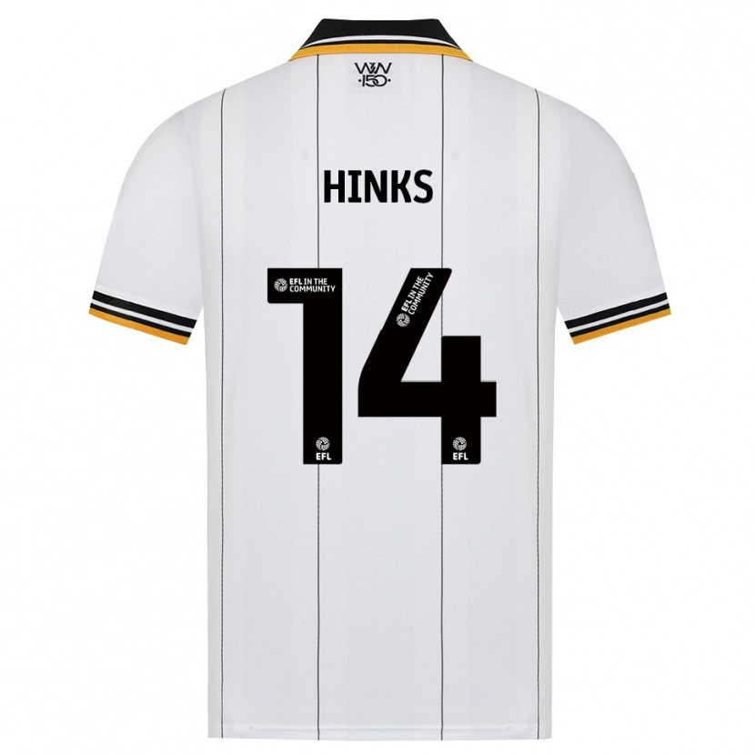 Danxen Homem Camisola Max Hinks #14 Laranja Branco Preto Alternativa 2026/27 Camisa