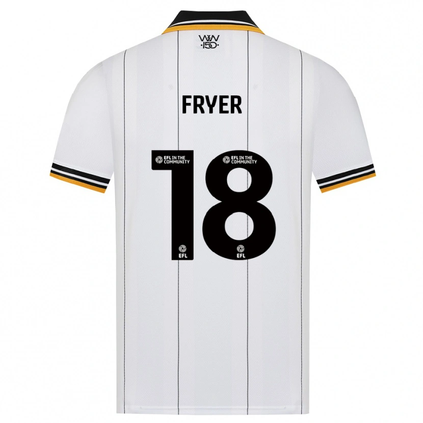 Danxen Homem Camisola Hannah Fryer #18 Laranja Branco Preto Alternativa 2026/27 Camisa
