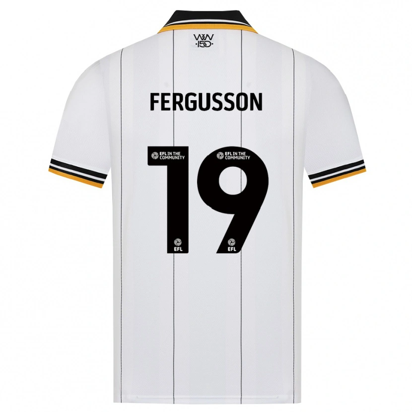 Danxen Homem Camisola Liv Fergusson #19 Laranja Branco Preto Alternativa 2026/27 Camisa