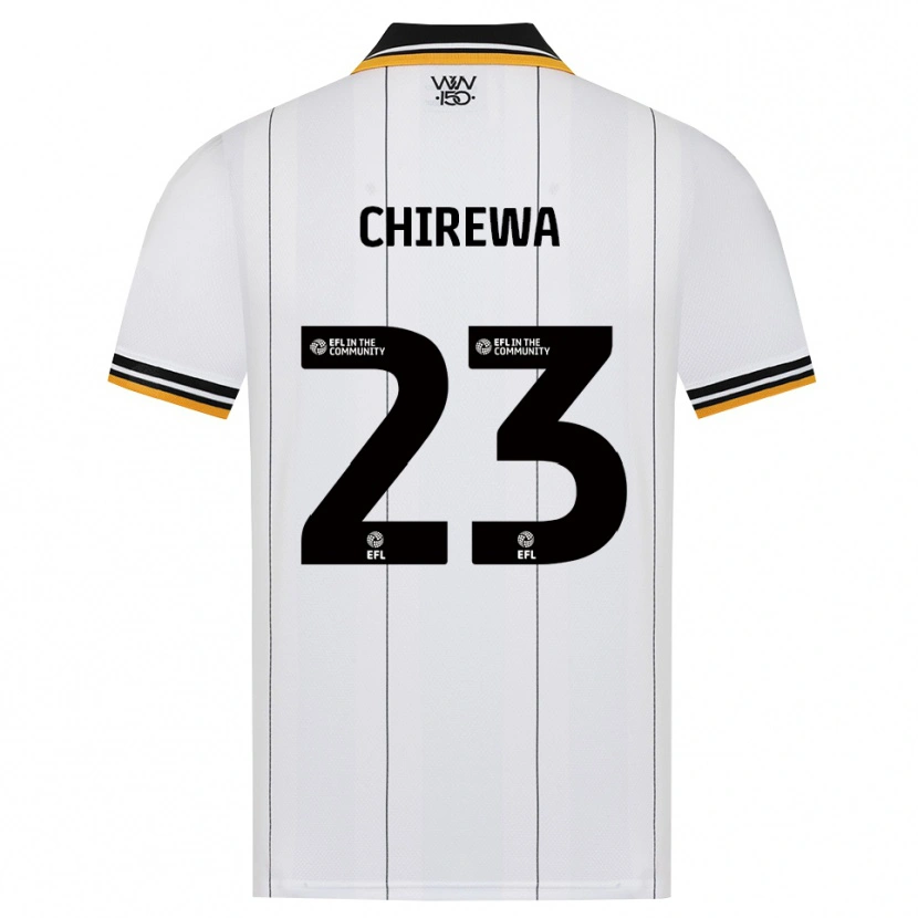 Danxen Homem Camisola Tawanda Chirewa #23 Laranja Branco Preto Alternativa 2026/27 Camisa