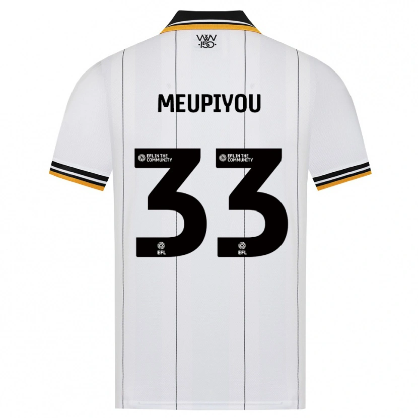 Danxen Homem Camisola Bastien Meupiyou #33 Laranja Branco Preto Alternativa 2026/27 Camisa
