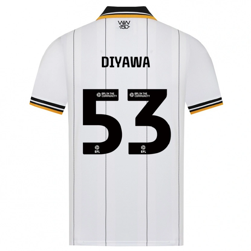 Danxen Homem Camisola Aaron Keto Diyawa #53 Laranja Branco Preto Alternativa 2026/27 Camisa