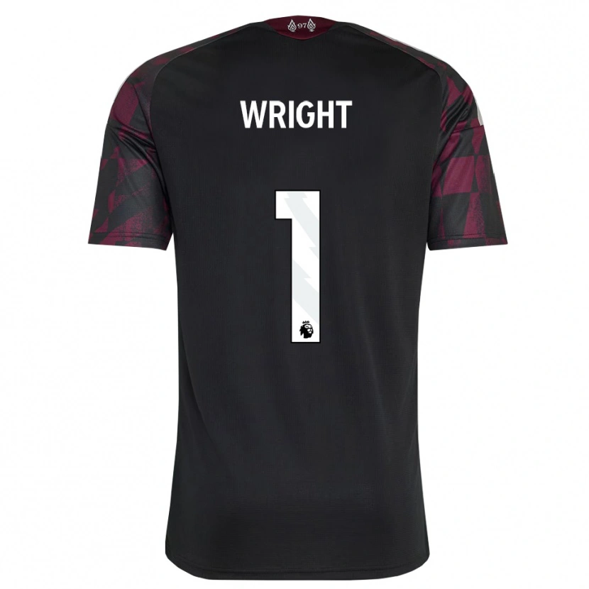 Danxen Homem Camisola Matty Wright #1 Preto Branco Roxo Terceiro 2026/27 Camisa