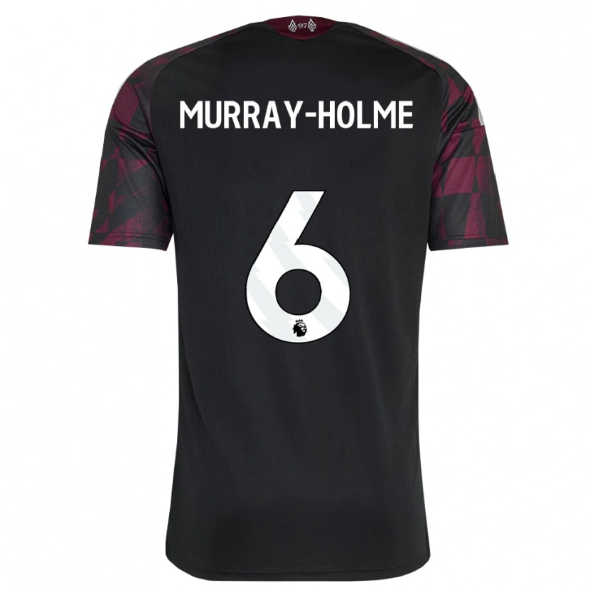 Danxen Homem Camisola Haydn Murray-Holme #6 Preto Branco Roxo Terceiro 2026/27 Camisa