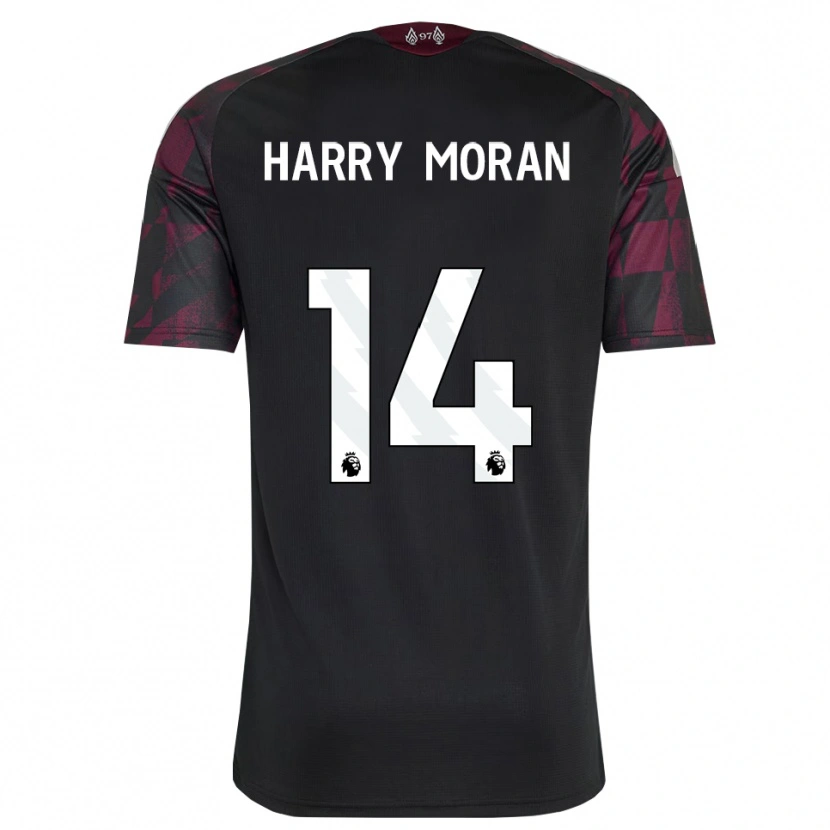 Danxen Homem Camisola Harry Moran #14 Preto Branco Roxo Terceiro 2026/27 Camisa