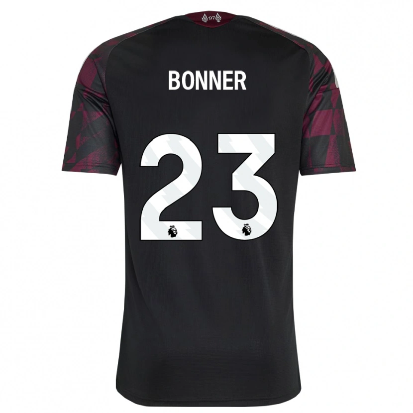 Danxen Homem Camisola Gemma Bonner #23 Preto Branco Roxo Terceiro 2026/27 Camisa