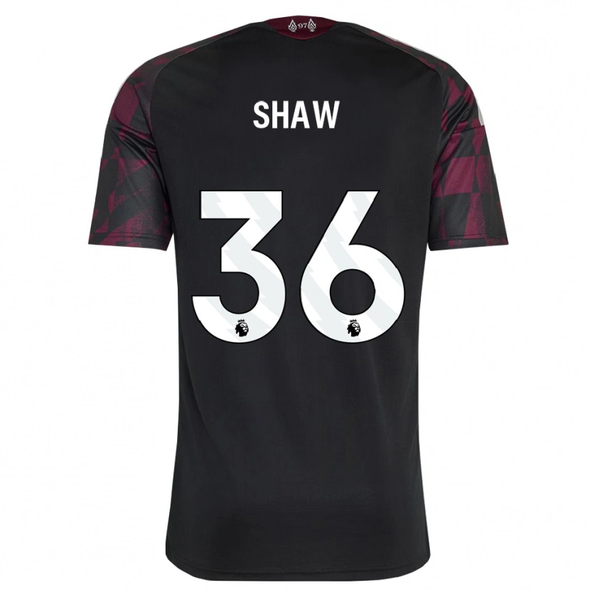Danxen Homem Camisola Zara Shaw #36 Preto Branco Roxo Terceiro 2026/27 Camisa