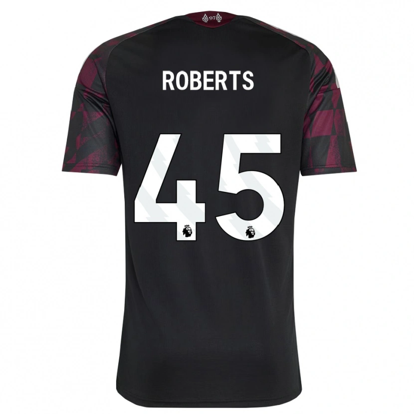 Danxen Homem Camisola Iwan Roberts #45 Preto Branco Roxo Terceiro 2026/27 Camisa