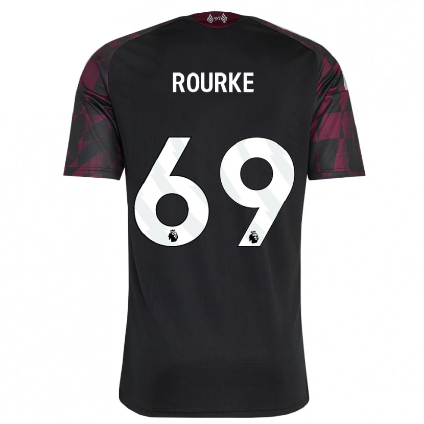 Danxen Homem Camisola Fidel O'rourke #69 Preto Branco Roxo Terceiro 2026/27 Camisa