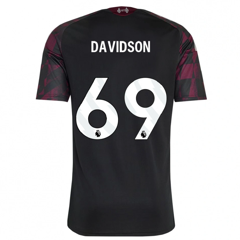 Danxen Homem Camisola Josh Davidson #69 Preto Branco Roxo Terceiro 2026/27 Camisa
