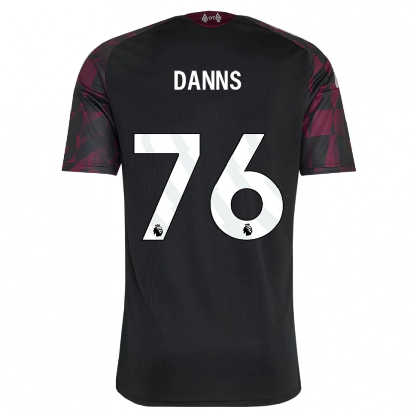 Danxen Homem Camisola Jayden Danns #76 Preto Branco Roxo Terceiro 2026/27 Camisa