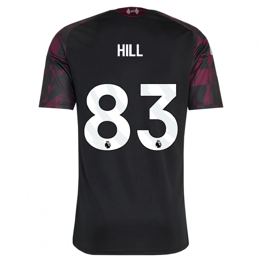 Danxen Homem Camisola Thomas Hill #83 Preto Branco Roxo Terceiro 2026/27 Camisa