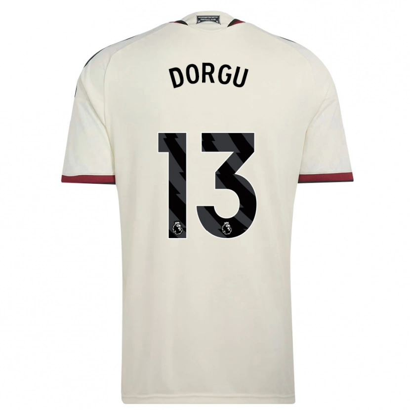 Danxen Homem Camisola Patrick Dorgu #13 Beige Preto Vermelho Terceiro 2026/27 Camisa