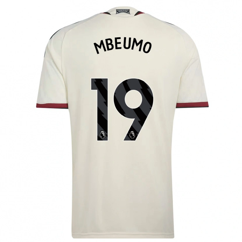 Danxen Homem Camisola Bryan Mbeumo #19 Beige Preto Vermelho Terceiro 2026/27 Camisa