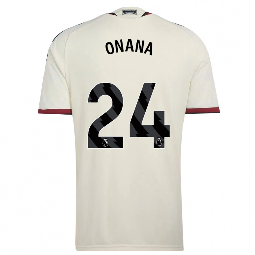 Danxen Homem Camisola Andre Onana #24 Beige Preto Vermelho Terceiro 2026/27 Camisa