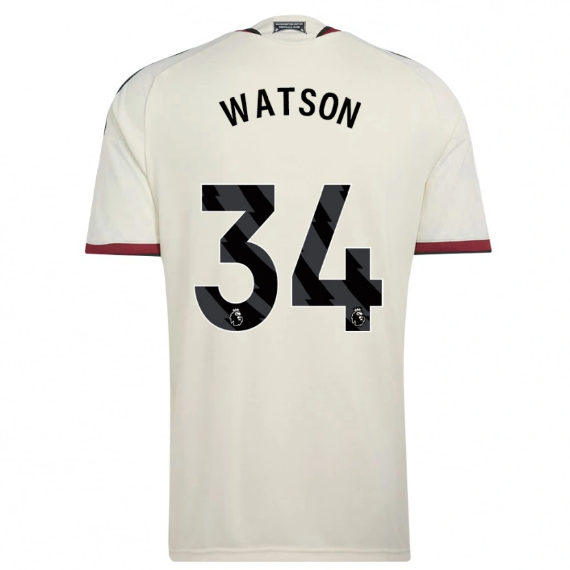 Danxen Homem Camisola Emma Watson #34 Beige Preto Vermelho Terceiro 2026/27 Camisa